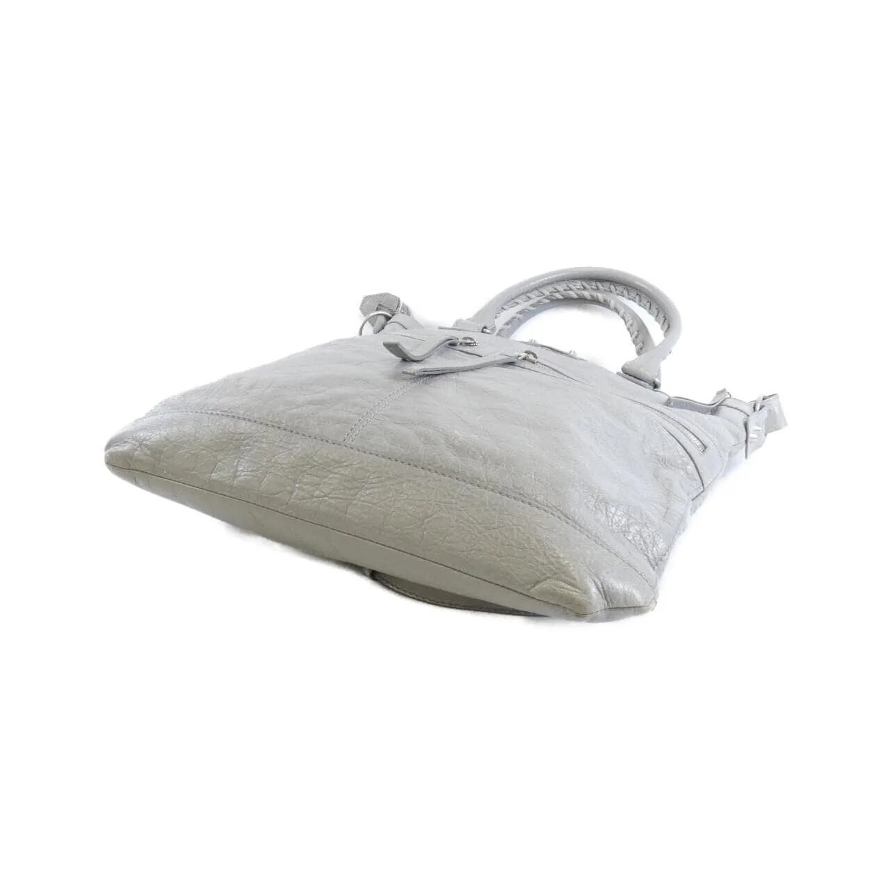 BALENCIAGA 322951 Bag Leather 黑色 皮革 中古品B - 縮圖 3