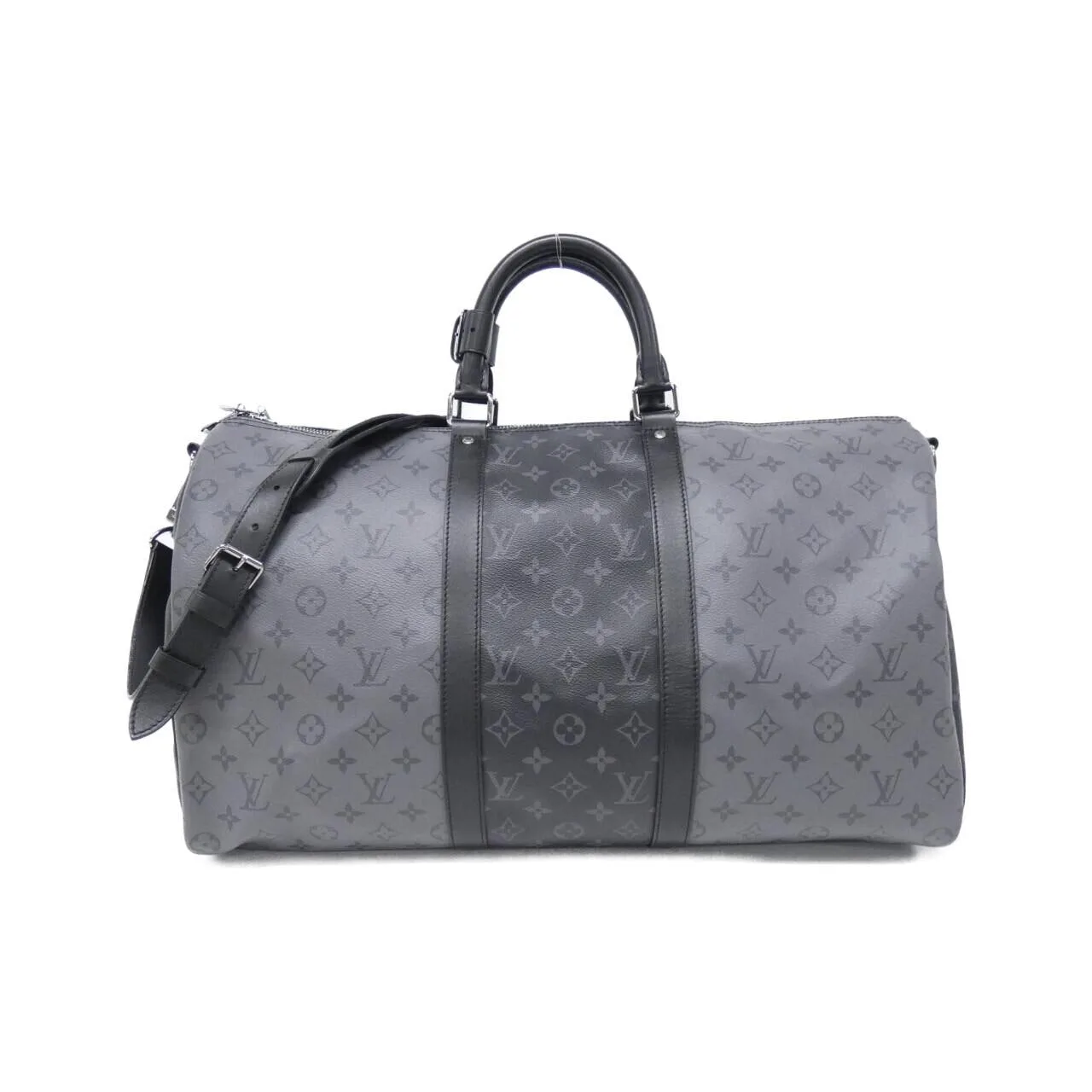 LOUIS VUITTON Keepall M45392 Boston Monogram Black