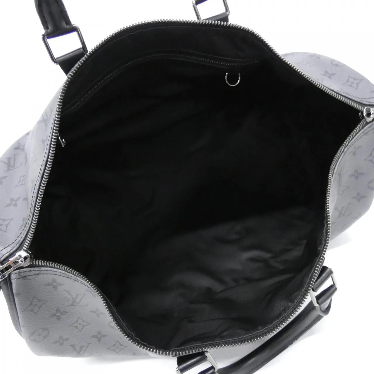 LOUIS VUITTON Keepall M45392 Boston Monogram 黑色 Monogram 中古品A - 縮圖 6