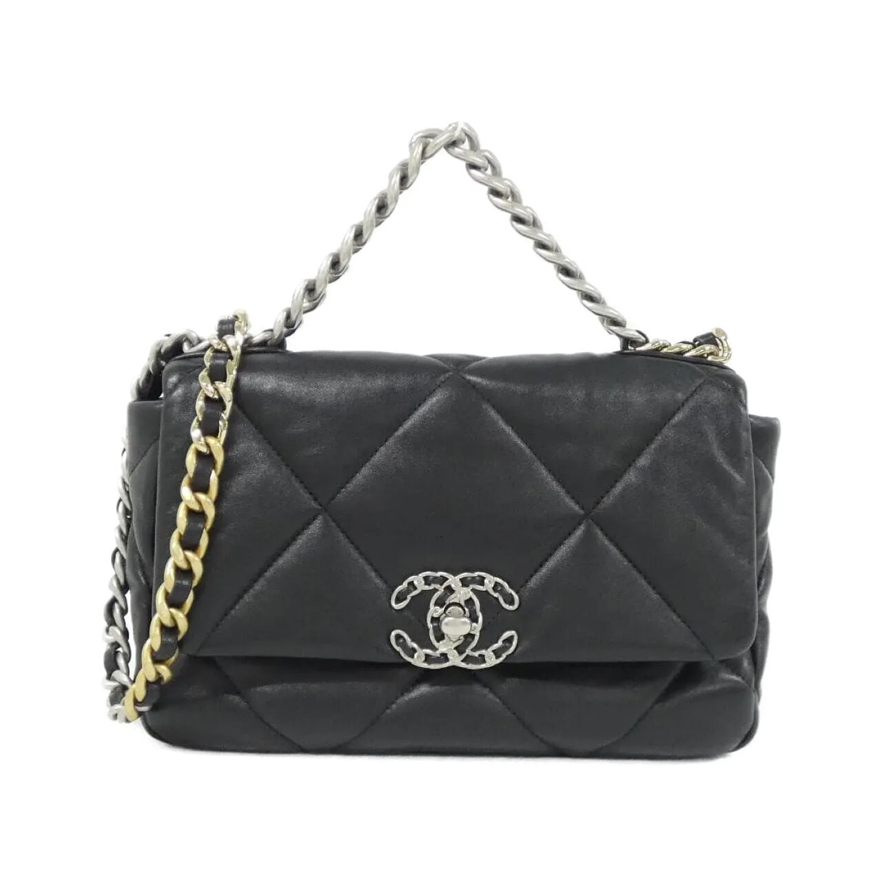 CHANEL Chanel 19 AS1160 Shoulder Lambskin 黑色