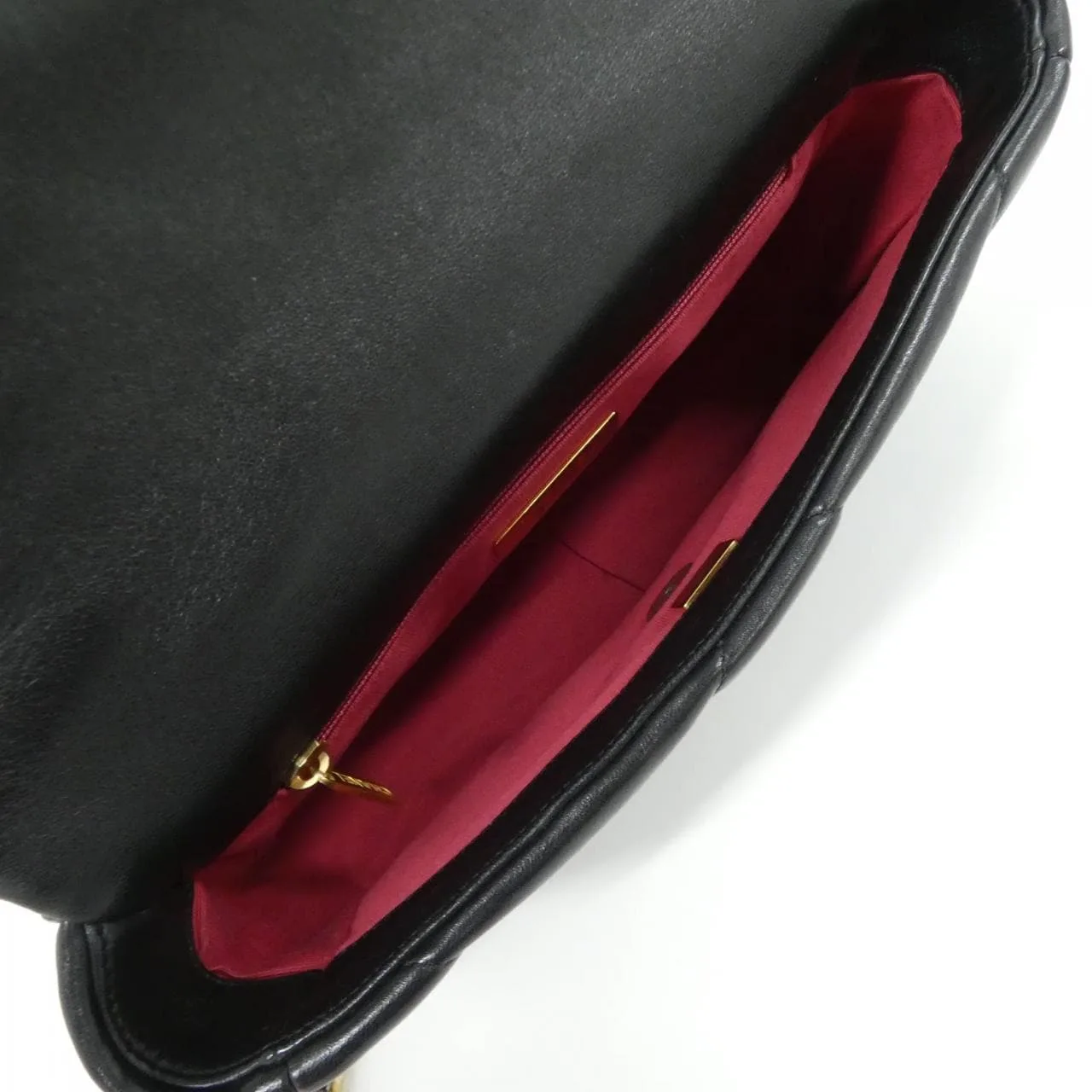 CHANEL Chanel 19 AS1160 Shoulder Lambskin Black Lambskin Rank A - Thumbnail 7
