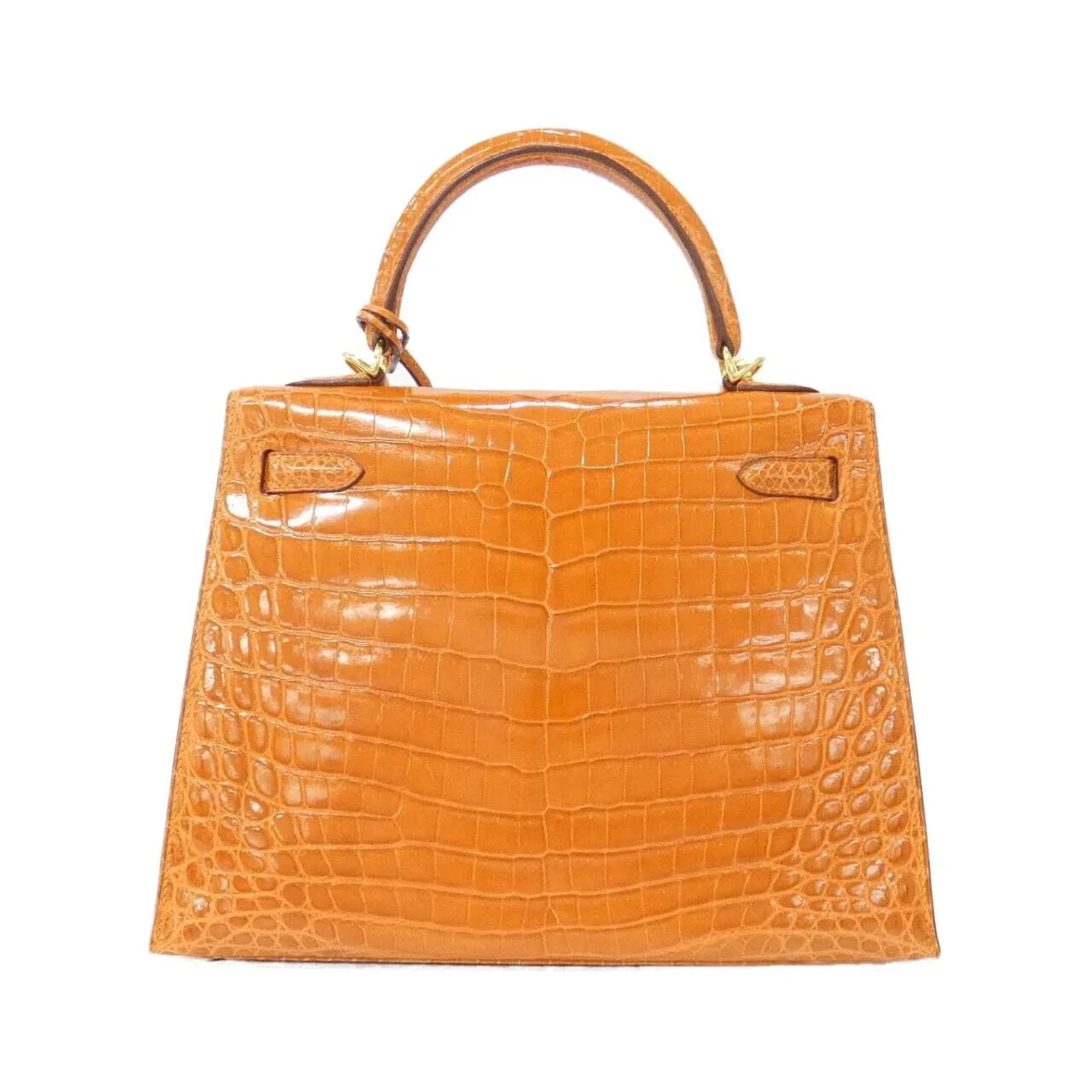 HERMES Kelly 035942CC Handbag 橙色 中古品A - 縮圖 2
