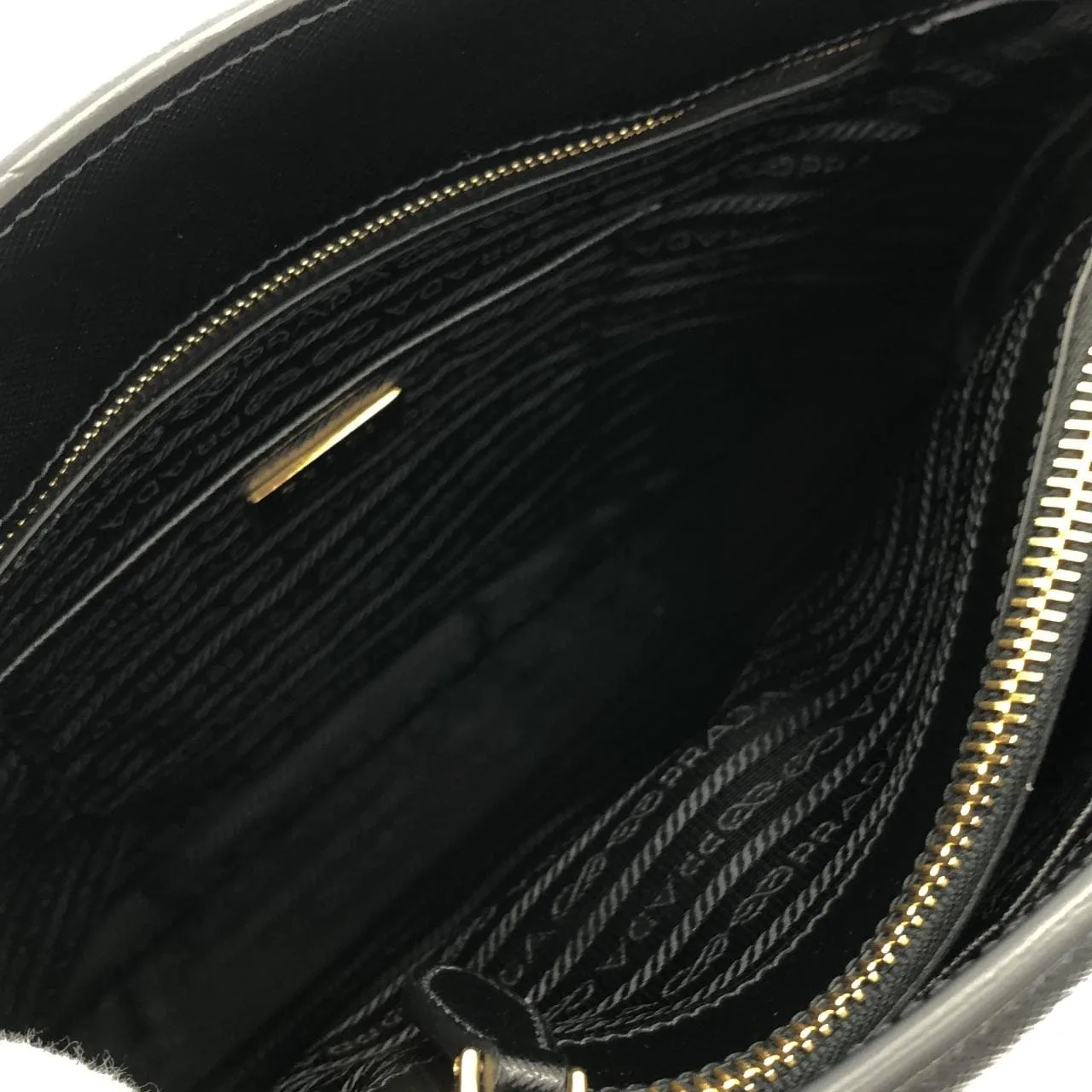 PRADA BN2402 Handbag 黑色 中古品A - 縮圖 6