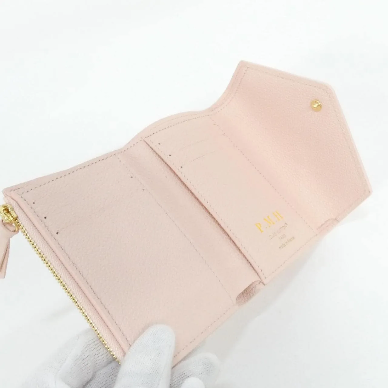 LOUIS VUITTON M81728 Wallet Monogram 黑色 Monogram 中古品A - 縮圖 3