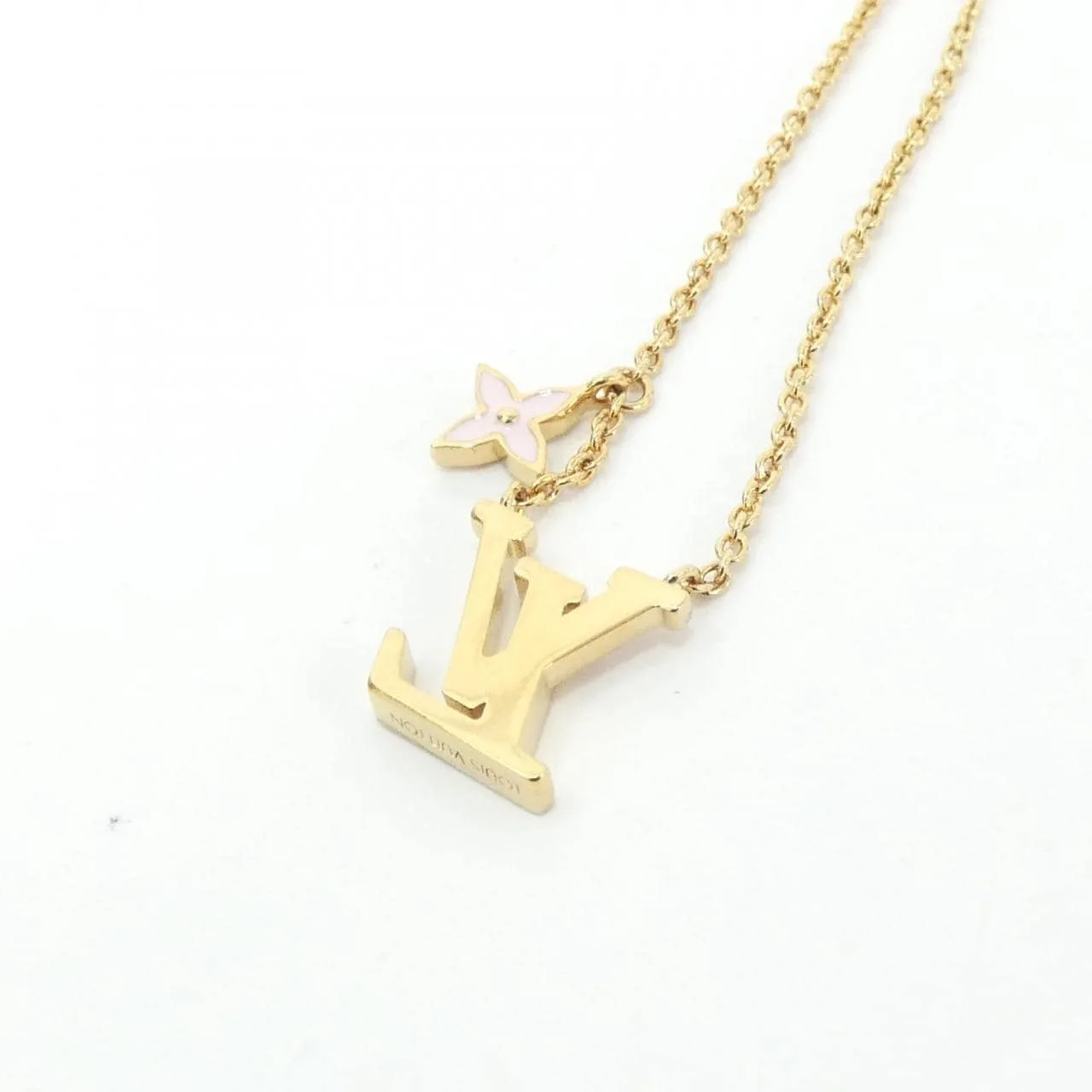 LOUIS VUITTON M01215 Accessories Patent Leather 粉色 漆皮 中古品A - 縮圖 4