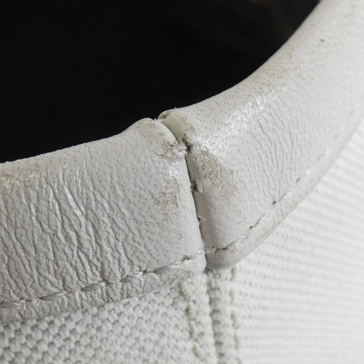 BALENCIAGA Cabas 692068 Handbag Canvas 白色 帆布 中古品B - 縮圖 5