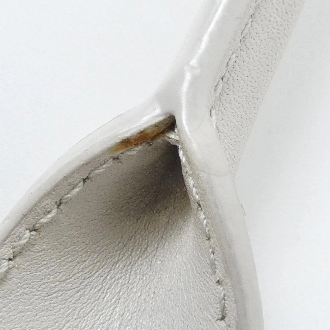 BALENCIAGA Cabas 692068 Handbag Canvas 白色 帆布 中古品B - 縮圖 8