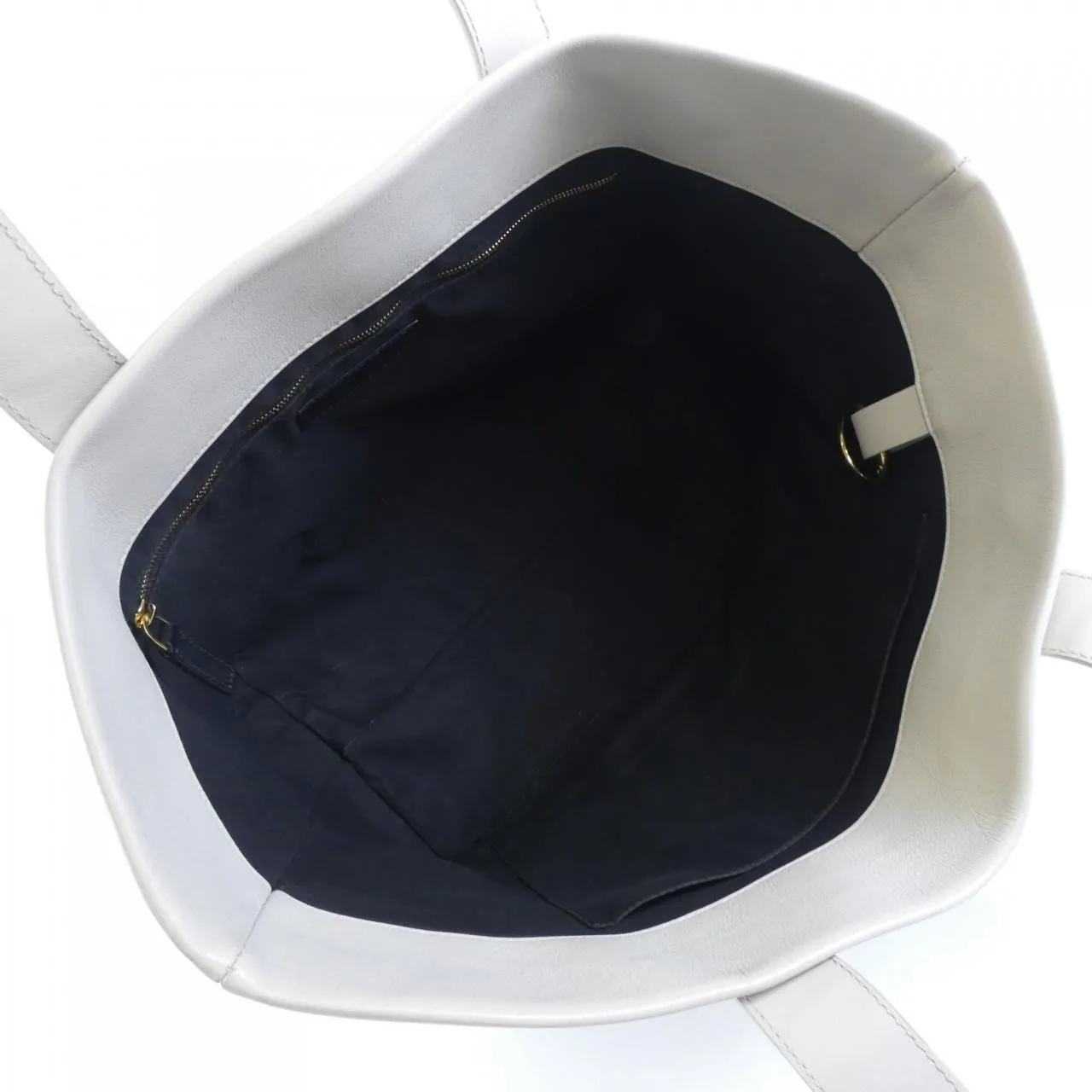 BALENCIAGA Cabas 692068 Handbag Canvas 白色 帆布 中古品B - 縮圖 10