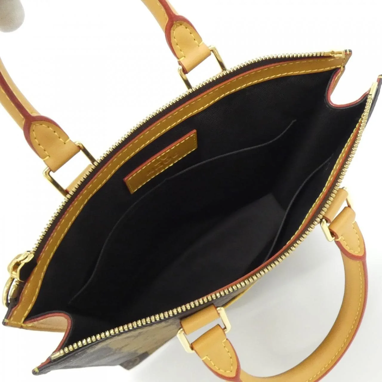 LOUIS VUITTON M45969 Handbag Monogram 黑色 Monogram 中古品A - 縮圖 6