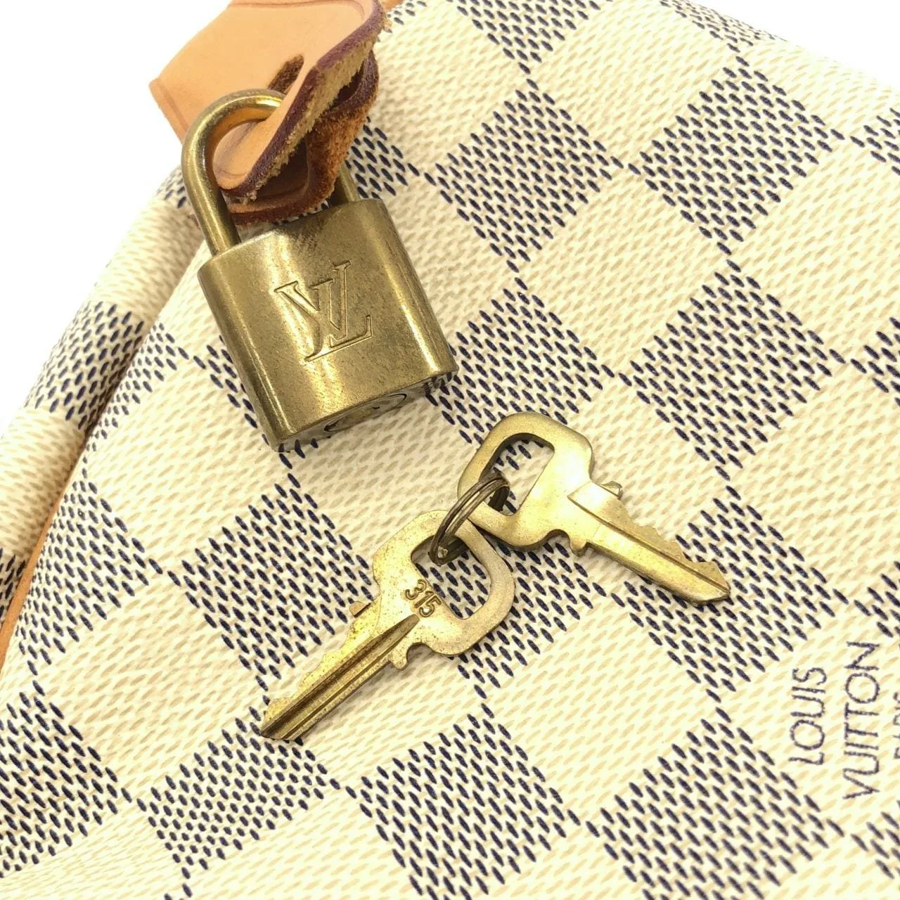 LOUIS VUITTON Speedy N41533 Boston Damier 黑色 Damier 中古品A - 縮圖 5