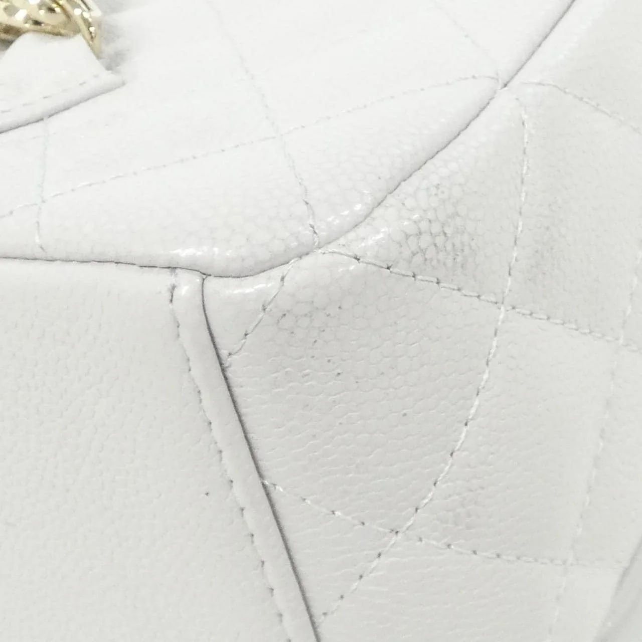 CHANEL Timeless Classic AP3753 Backpack Grained Calfskin 灰色 荔枝紋牛皮 中古品A - 縮圖 3