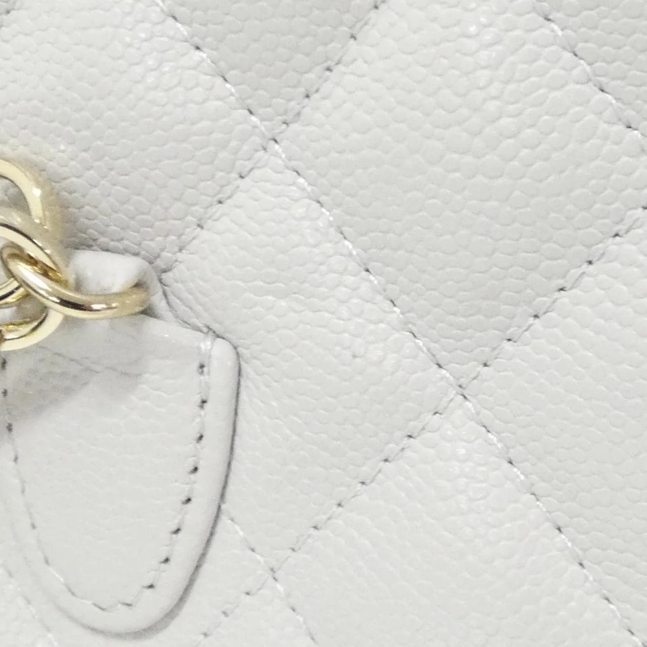 CHANEL Timeless Classic AP3753 Backpack Grained Calfskin 灰色 荔枝紋牛皮 中古品A - 縮圖 8