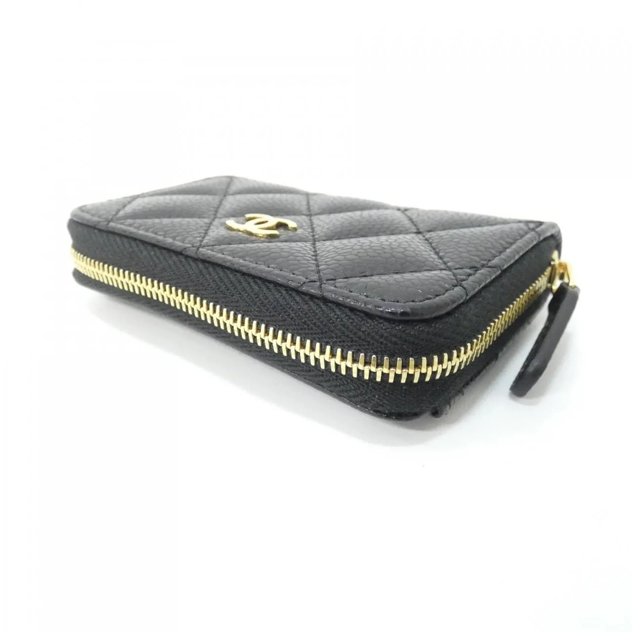 CHANEL Timeless Classic AP0216 Coin Case Grained Calfskin Black Grained Calfskin Rank A - Thumbnail 3