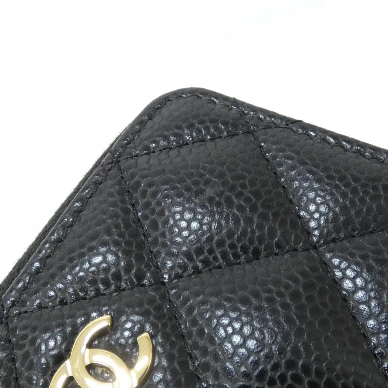 CHANEL Timeless Classic AP0216 Coin Case Grained Calfskin Black Grained Calfskin Rank A - Thumbnail 4
