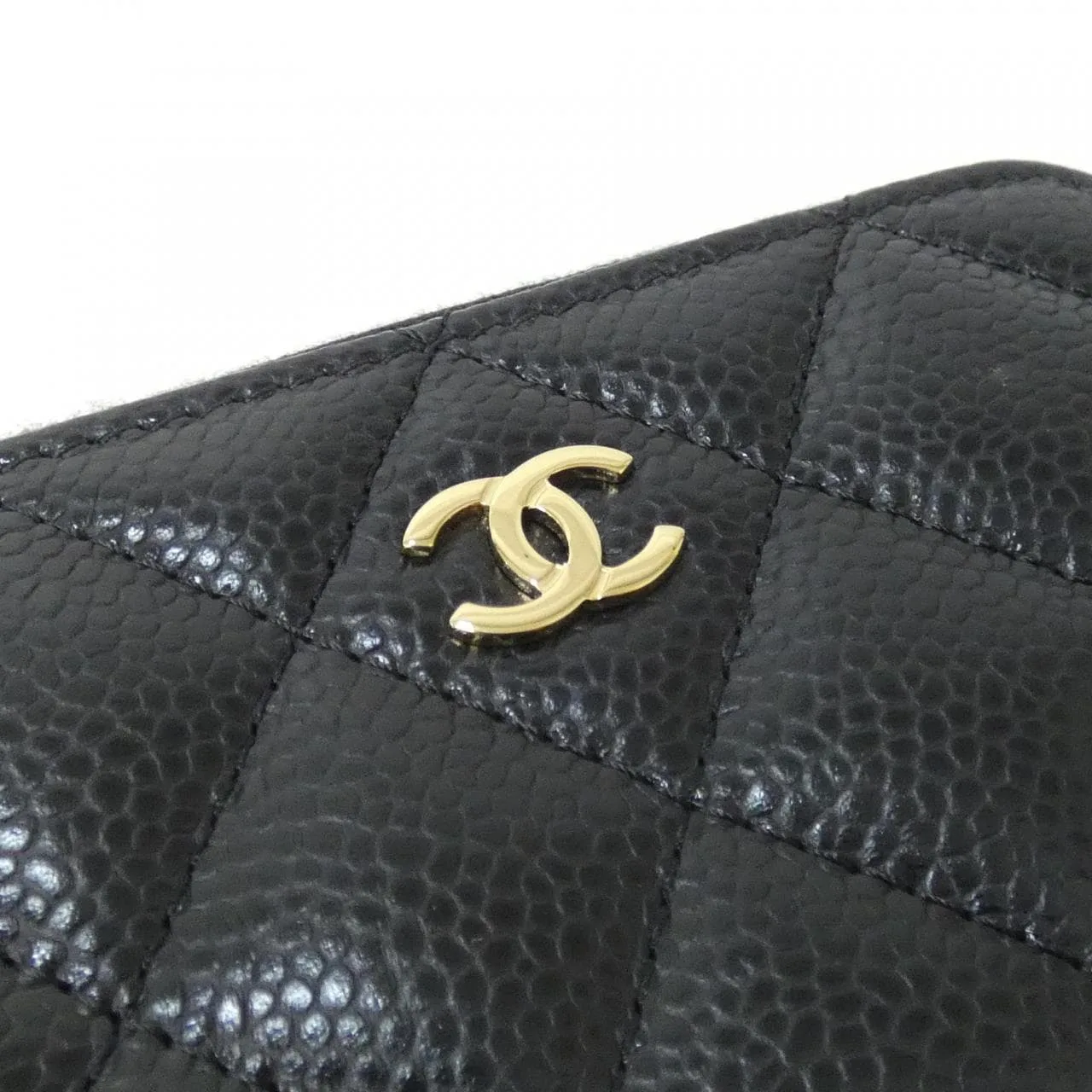 CHANEL Timeless Classic AP0216 Coin Case Grained Calfskin Black Grained Calfskin Rank A - Thumbnail 6