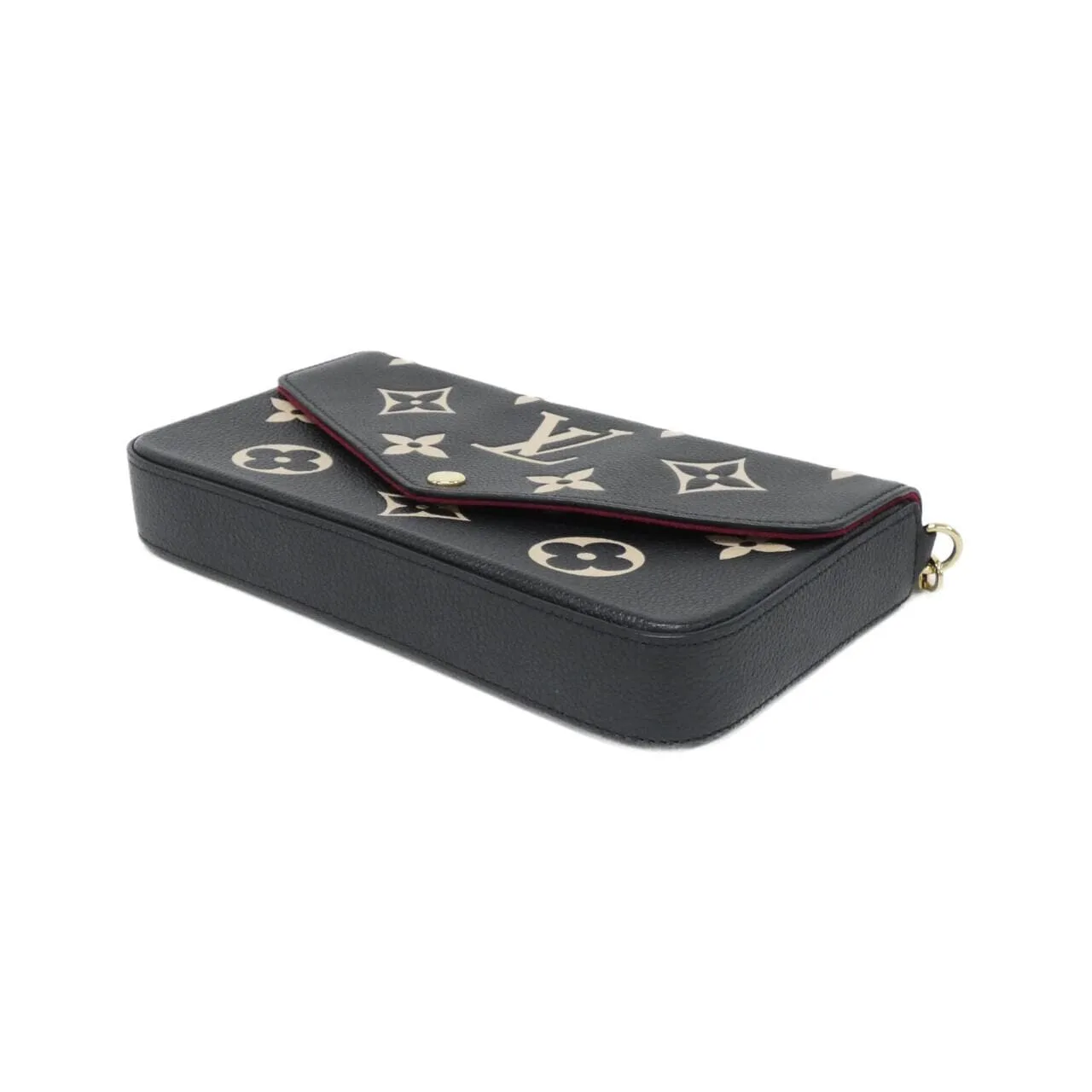 LOUIS VUITTON Pochette M82479 Shoulder Monogram 黑色 Monogram 中古品A - 縮圖 3