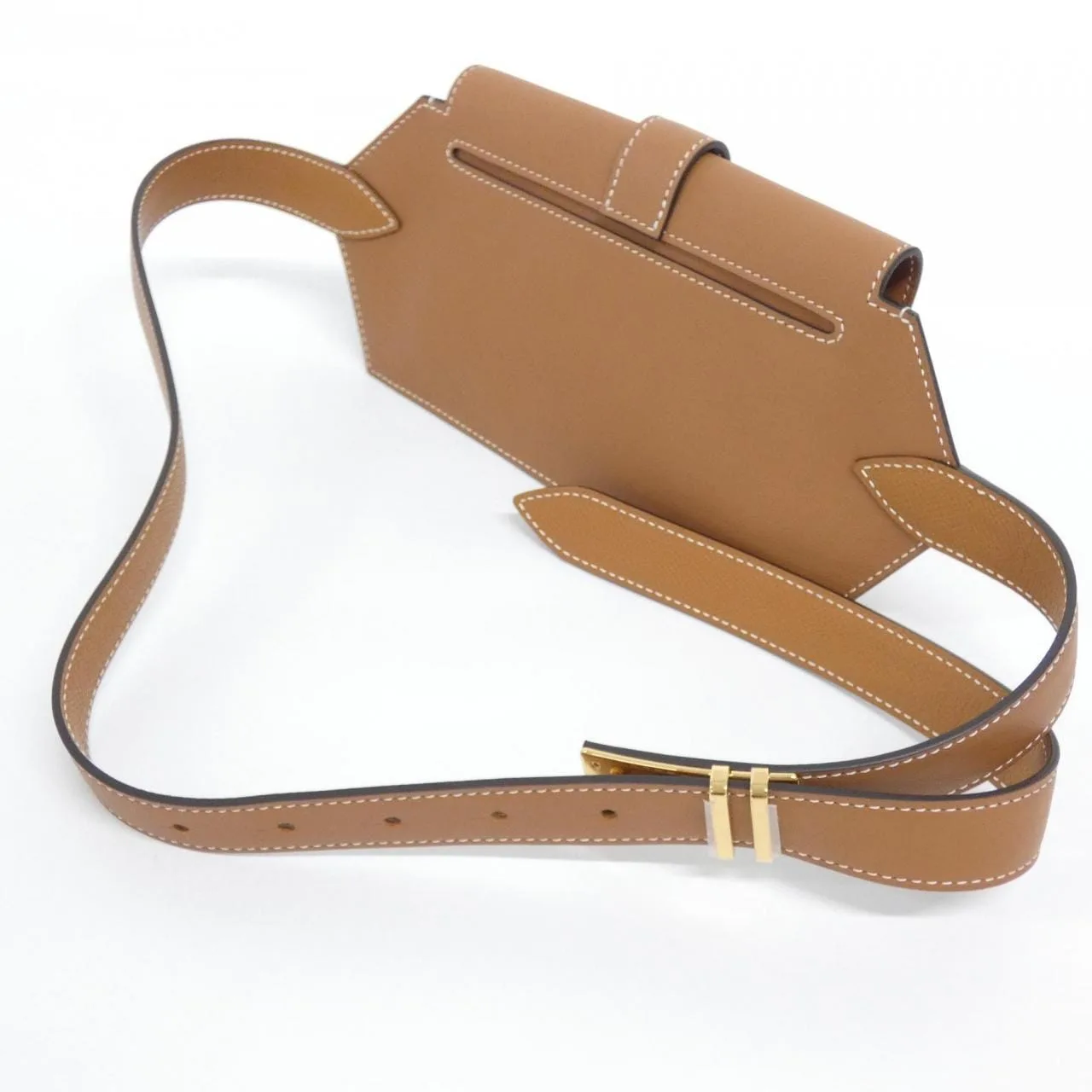 HERMES 010612UC Belt Swift 金色 Swift 皮 中古品A - 縮圖 5