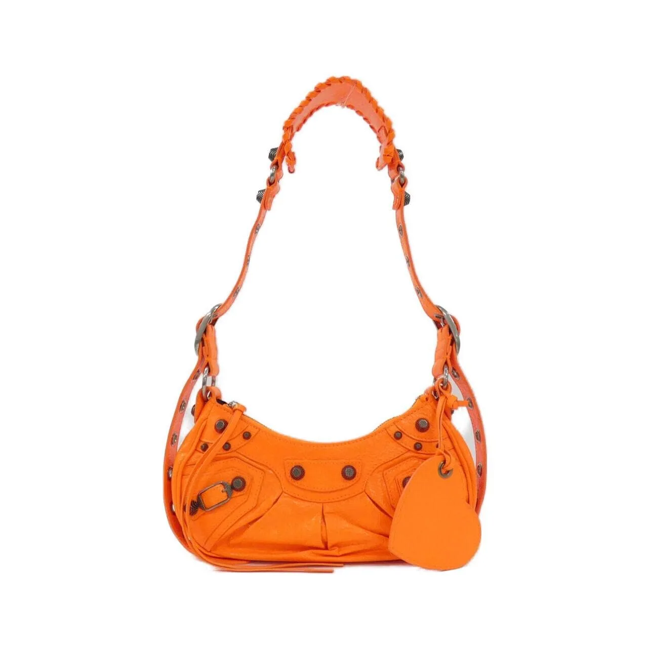 BALENCIAGA Le Cagole 671309 1VGUY Shoulder Lambskin Black