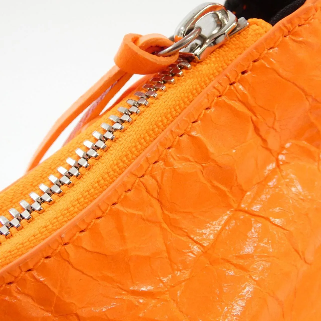 BALENCIAGA Le Cagole 671309 1VGUY Shoulder Lambskin Black Lambskin Rank A - Thumbnail 5