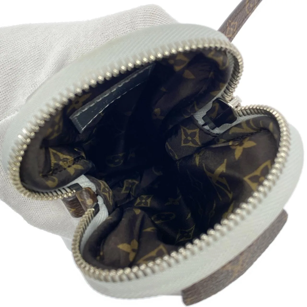 LOUIS VUITTON M81716 Shoulder Monogram 銀色 Monogram 中古品A - 縮圖 8