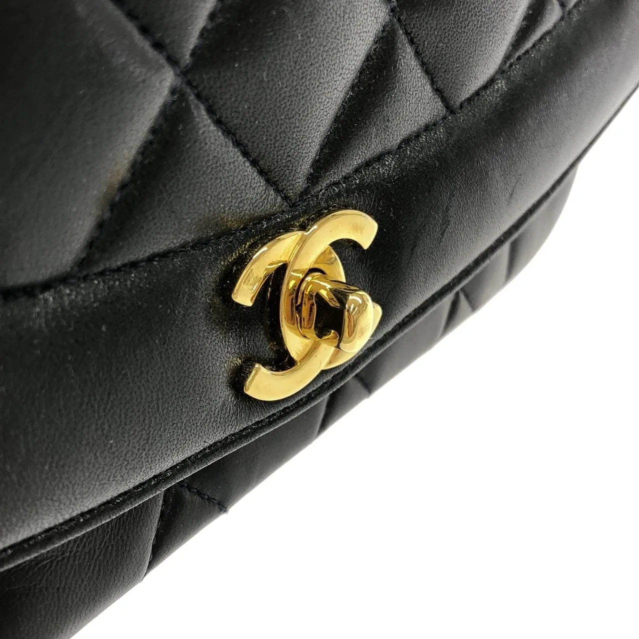 CHANEL 01164 Shoulder Lambskin Navy Lambskin Rank A - Thumbnail 5