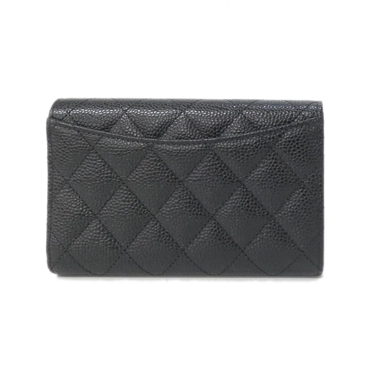 CHANEL Timeless Classic AP0232 Wallet Grained Calfskin Black Grained Calfskin Rank A - Thumbnail 2