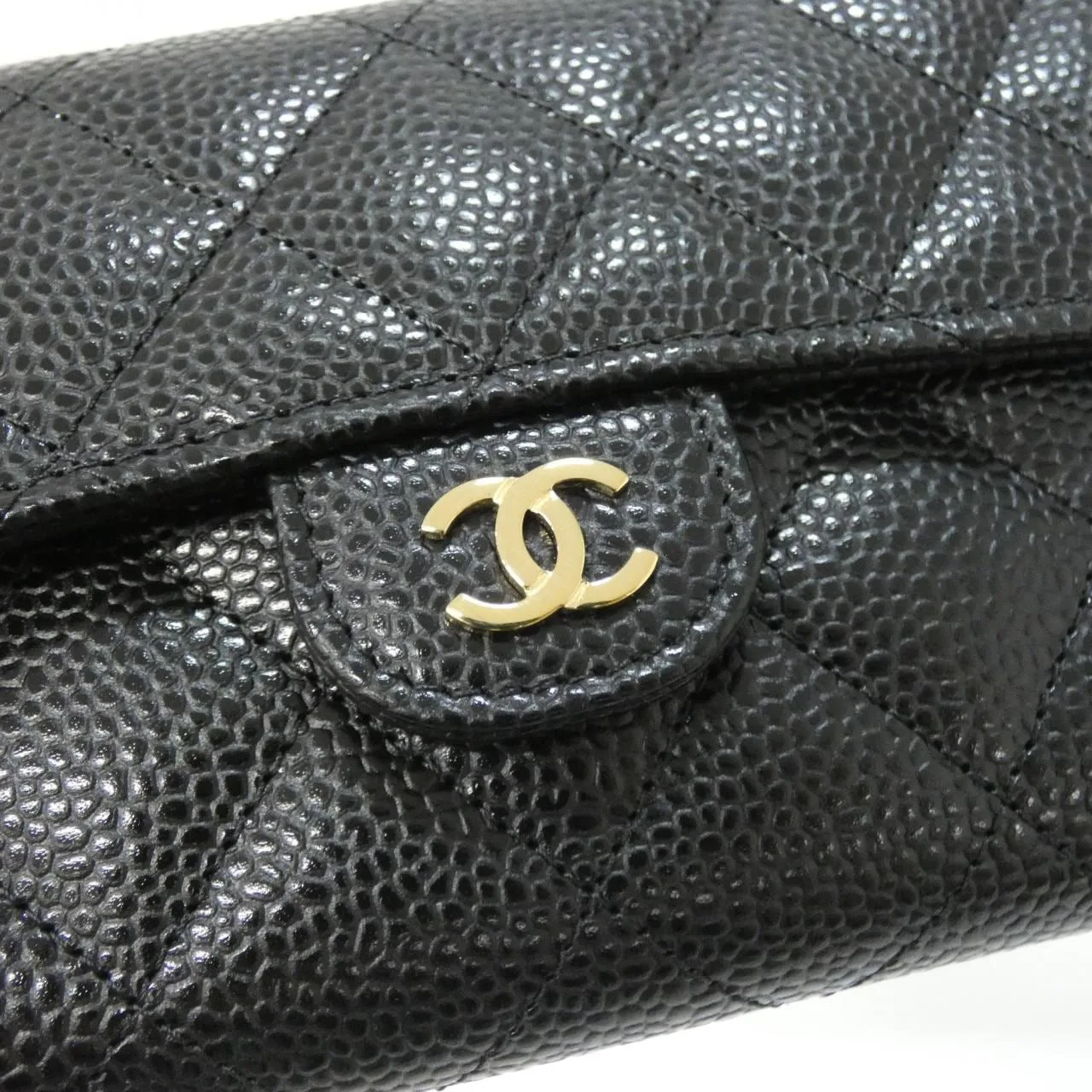 CHANEL Timeless Classic AP0232 Wallet Grained Calfskin Black Grained Calfskin Rank A - Thumbnail 3