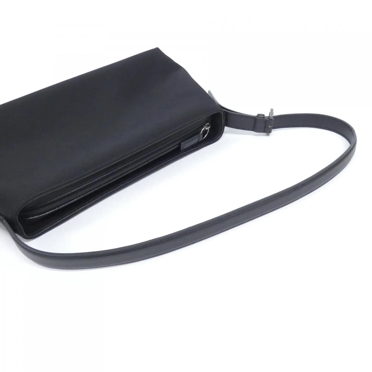 COACH 7406 Handbag Nylon 黑色 尼龍 中古品A - 縮圖 5