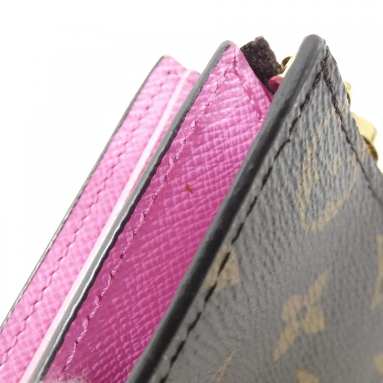 LOUIS VUITTON M82383 Wallet Monogram 黑色 Monogram 中古品A - 縮圖 4