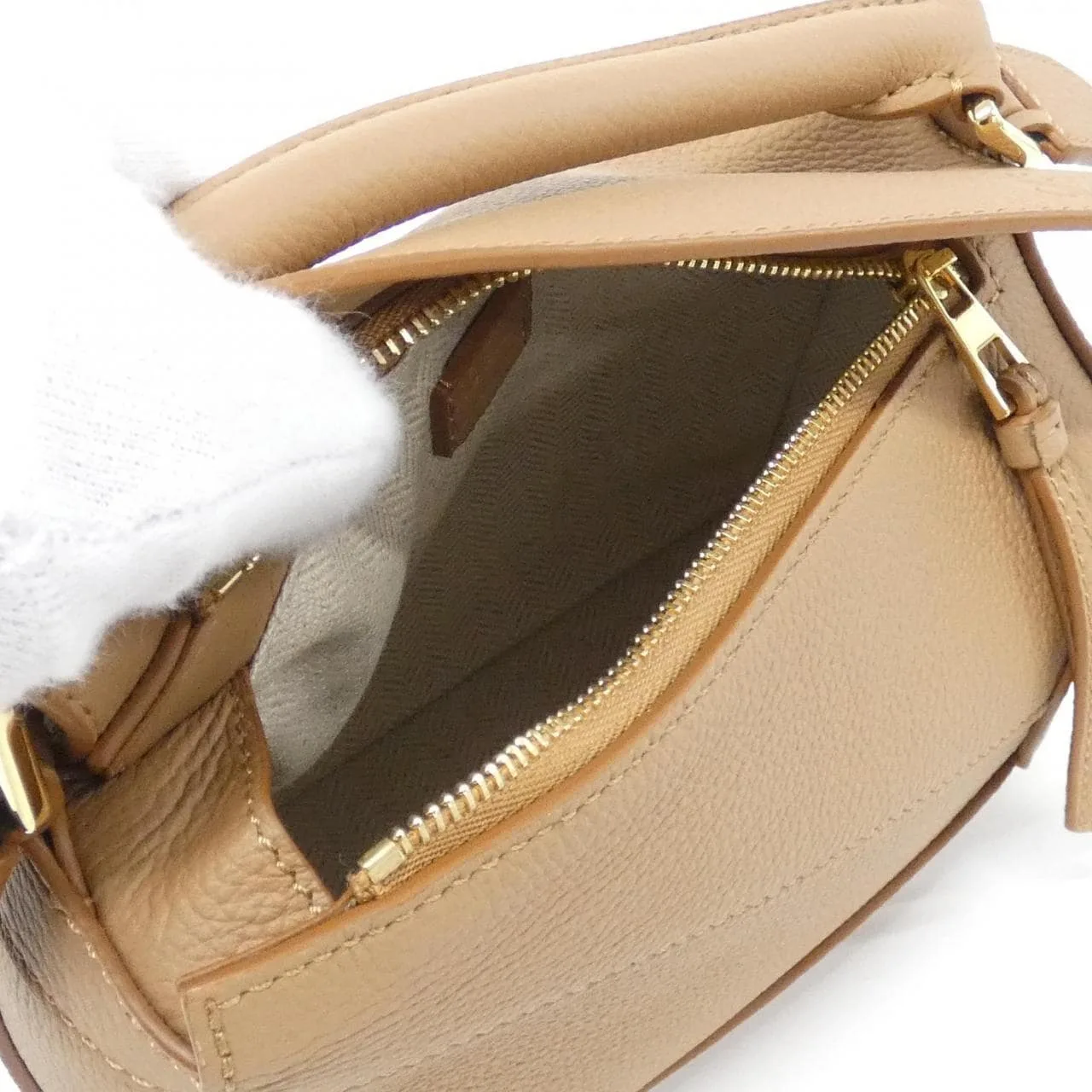 LOEWE Puzzle A510P88X16 Handbag Black Rank A - Thumbnail 6