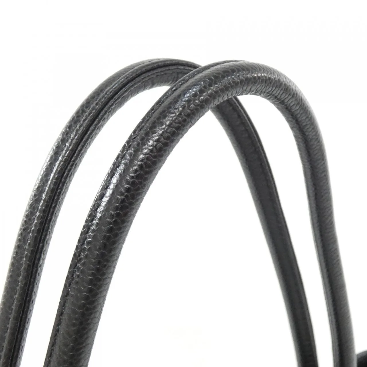 CHANEL Matelasse 1804 Handbag Grained Calfskin Black Grained Calfskin Rank A - Thumbnail 5