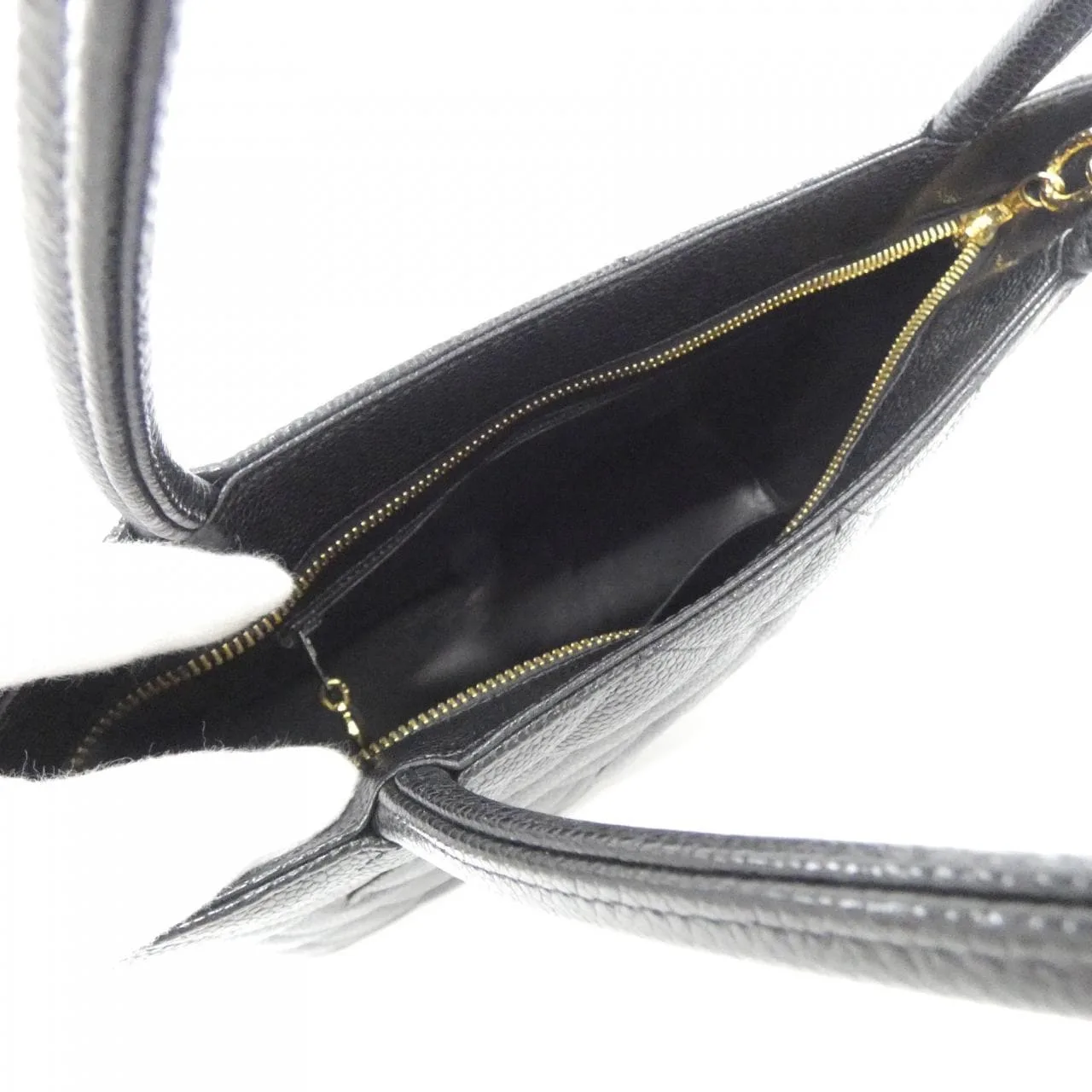 CHANEL Matelasse 1804 Handbag Grained Calfskin Black Grained Calfskin Rank A - Thumbnail 6