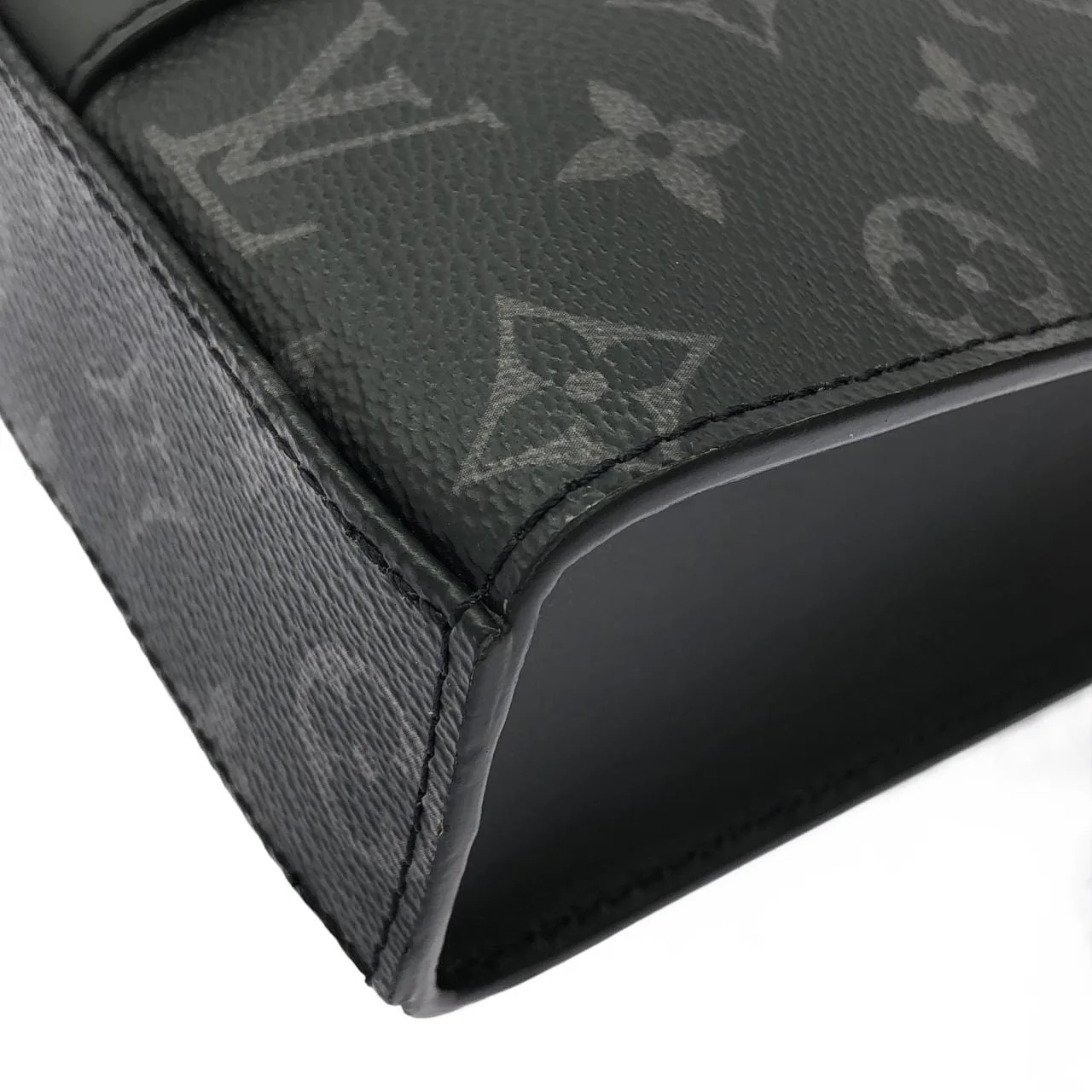 LOUIS VUITTON Eclipse M46456 Handbag Monogram 黑色 Monogram 中古品A - 縮圖 2