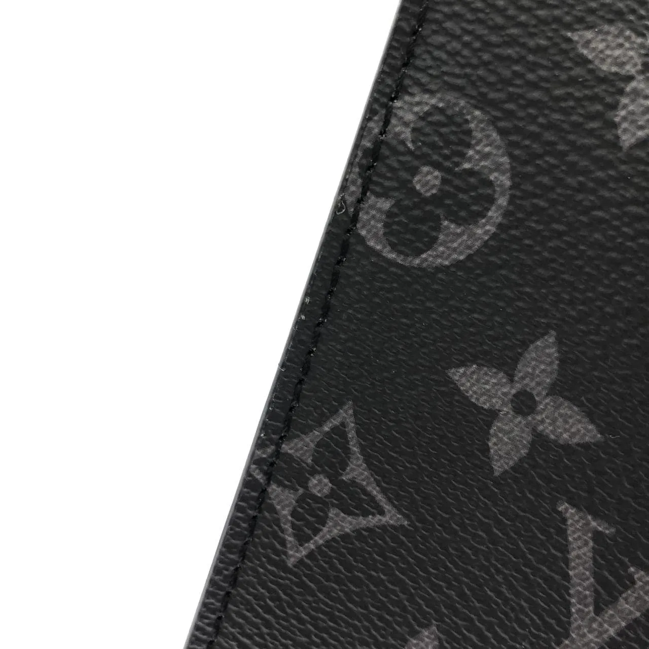 LOUIS VUITTON Eclipse M46456 Handbag Monogram 黑色 Monogram 中古品A - 縮圖 3