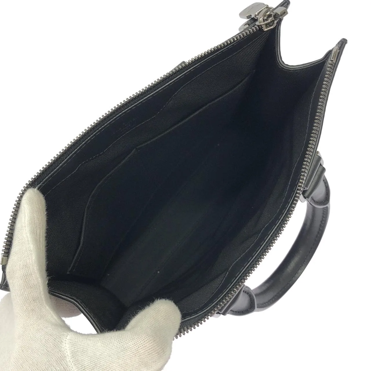 LOUIS VUITTON Eclipse M46456 Handbag Monogram 黑色 Monogram 中古品A - 縮圖 6