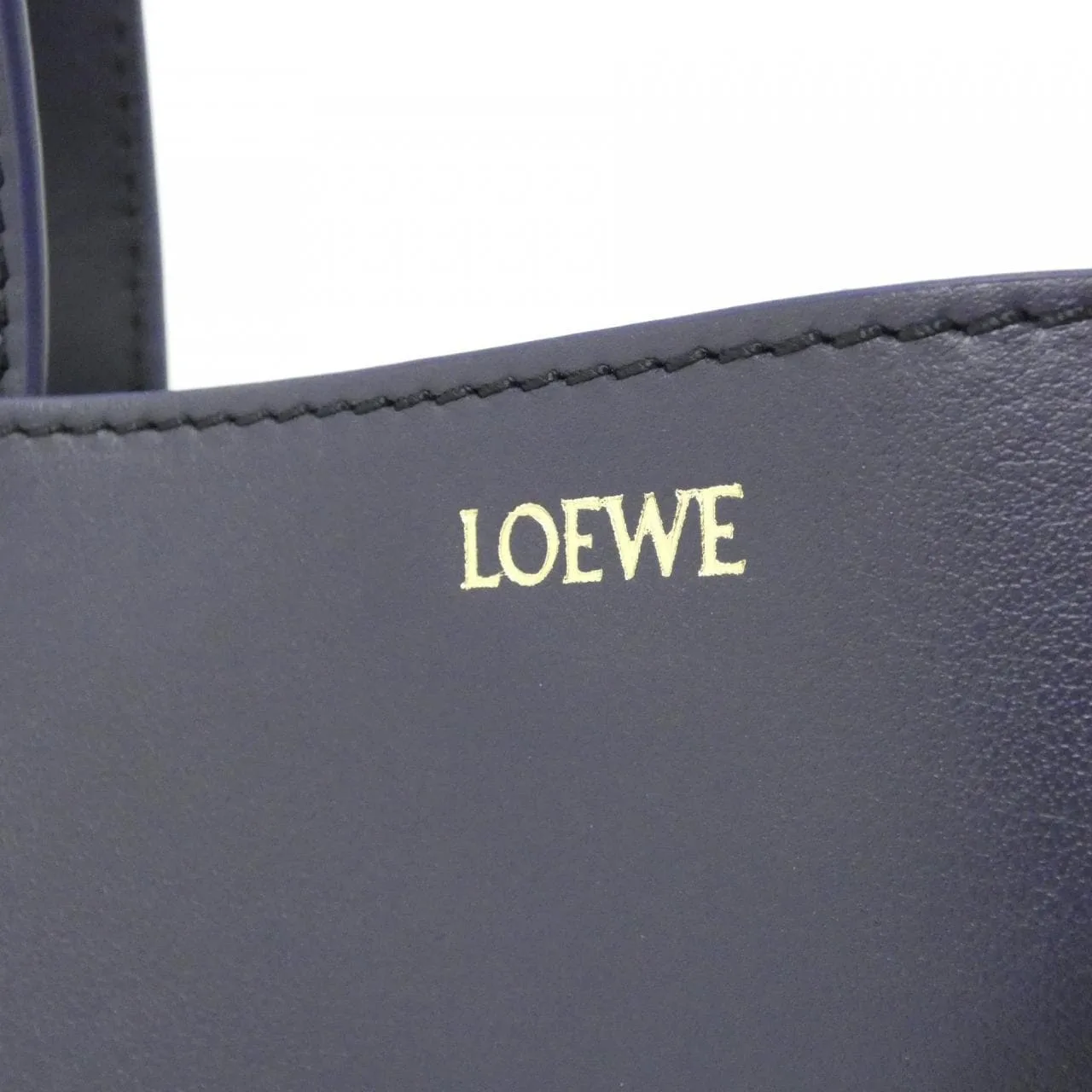 LOEWE Puzzle A657V25X01 Tote 藍色 中古品A - 縮圖 4