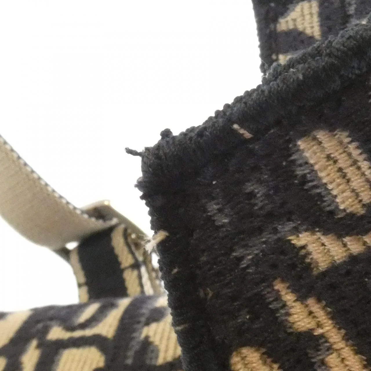 DIOR Book Tote M1293VR1W Backpack Canvas 深藍色 帆布 中古品A - 縮圖 4