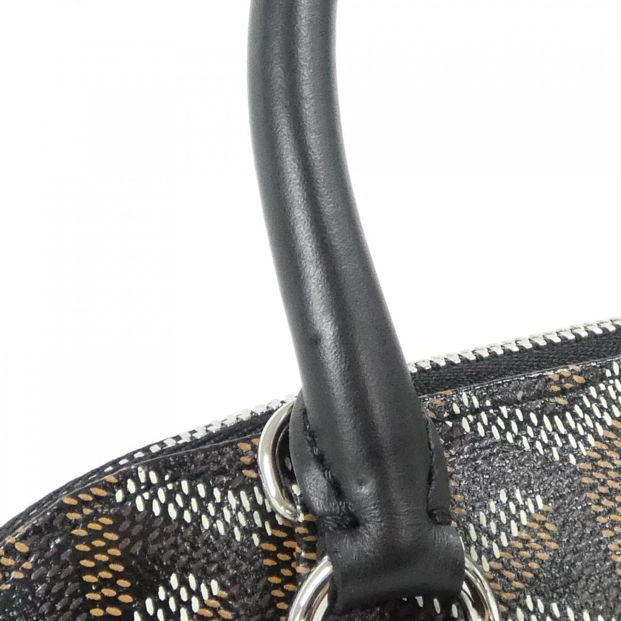 GOYARD Handbag Canvas Black Canvas Rank A - Thumbnail 7