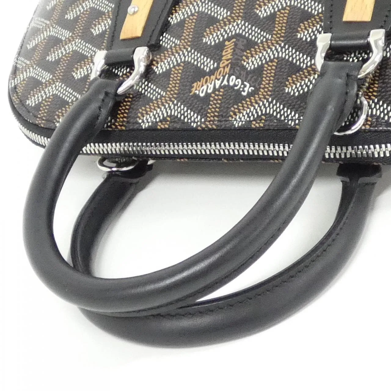 GOYARD Handbag Canvas Black Canvas Rank A - Thumbnail 8