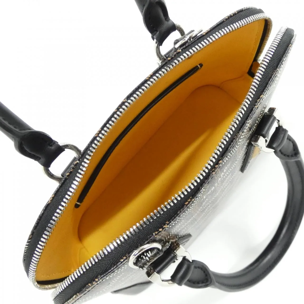 GOYARD Handbag Canvas Black Canvas Rank A - Thumbnail 9