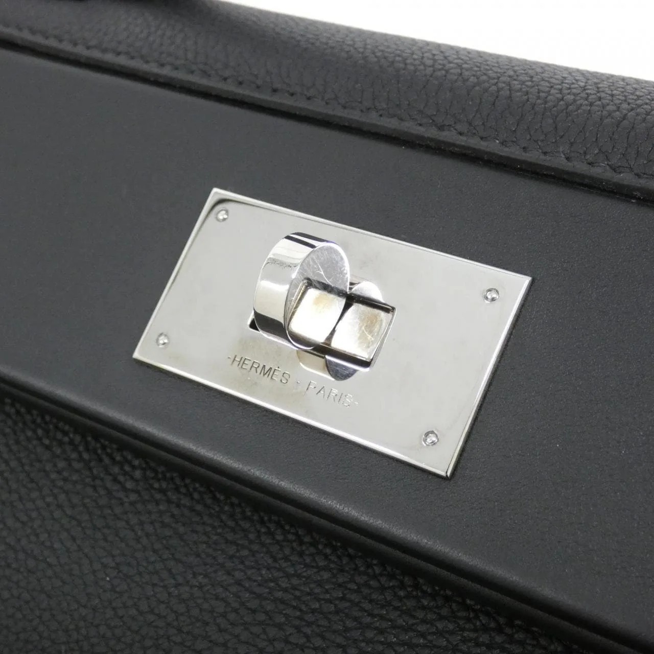 HERMES 075241CK Handbag Swift Black Swift Leather - Thumbnail 4