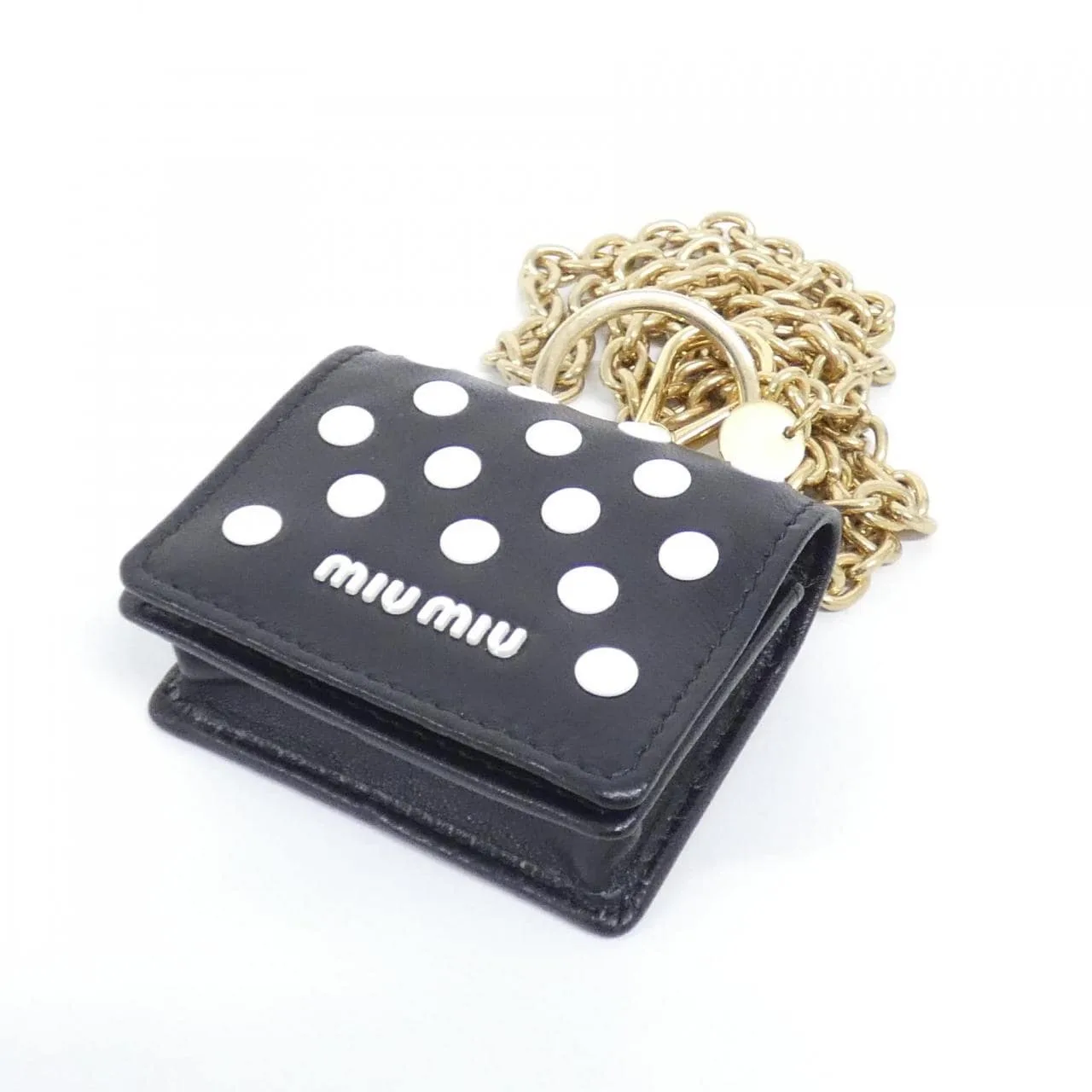 MIU MIU 5TT139 Wallet 黑色 中古品A - 縮圖 3