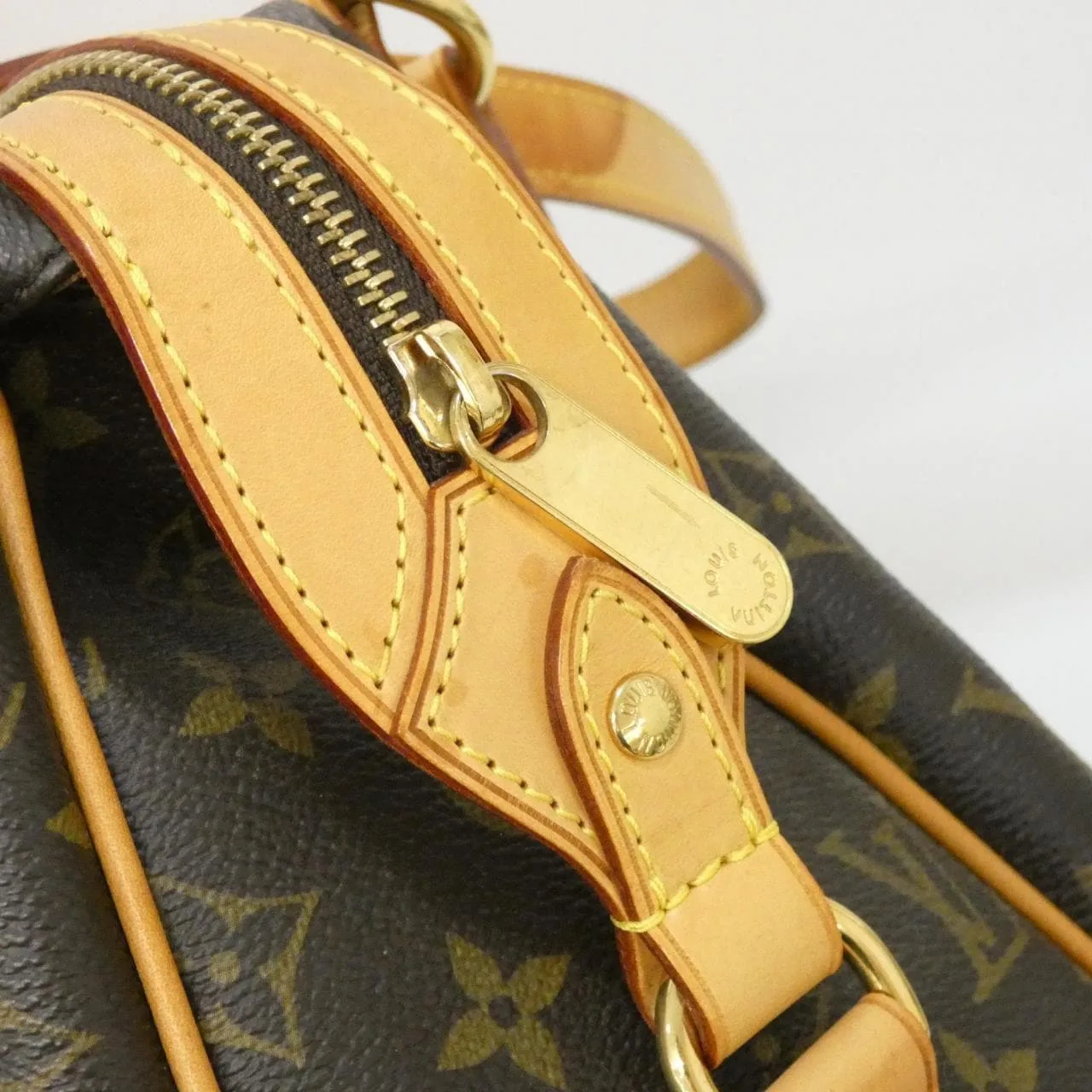 LOUIS VUITTON M51186 Shoulder Monogram 黑色 Monogram 中古品B - 縮圖 7