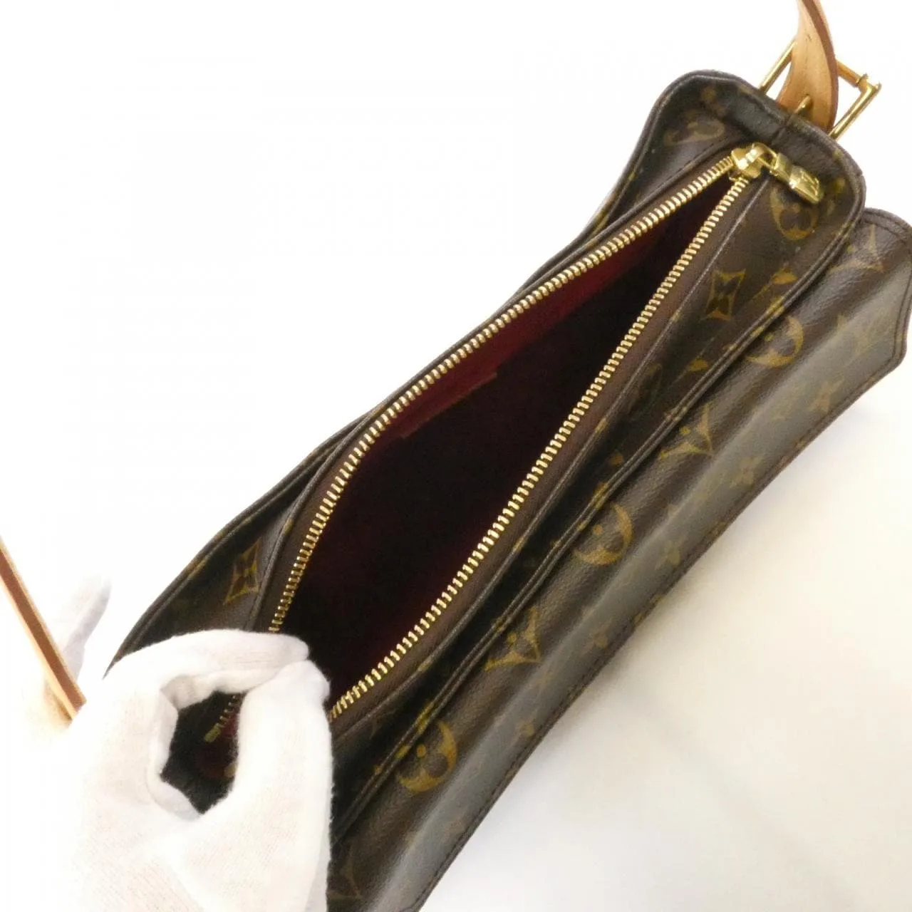 LOUIS VUITTON Viva Cité M51164 Shoulder Monogram 黑色 Monogram 中古品A - 縮圖 5