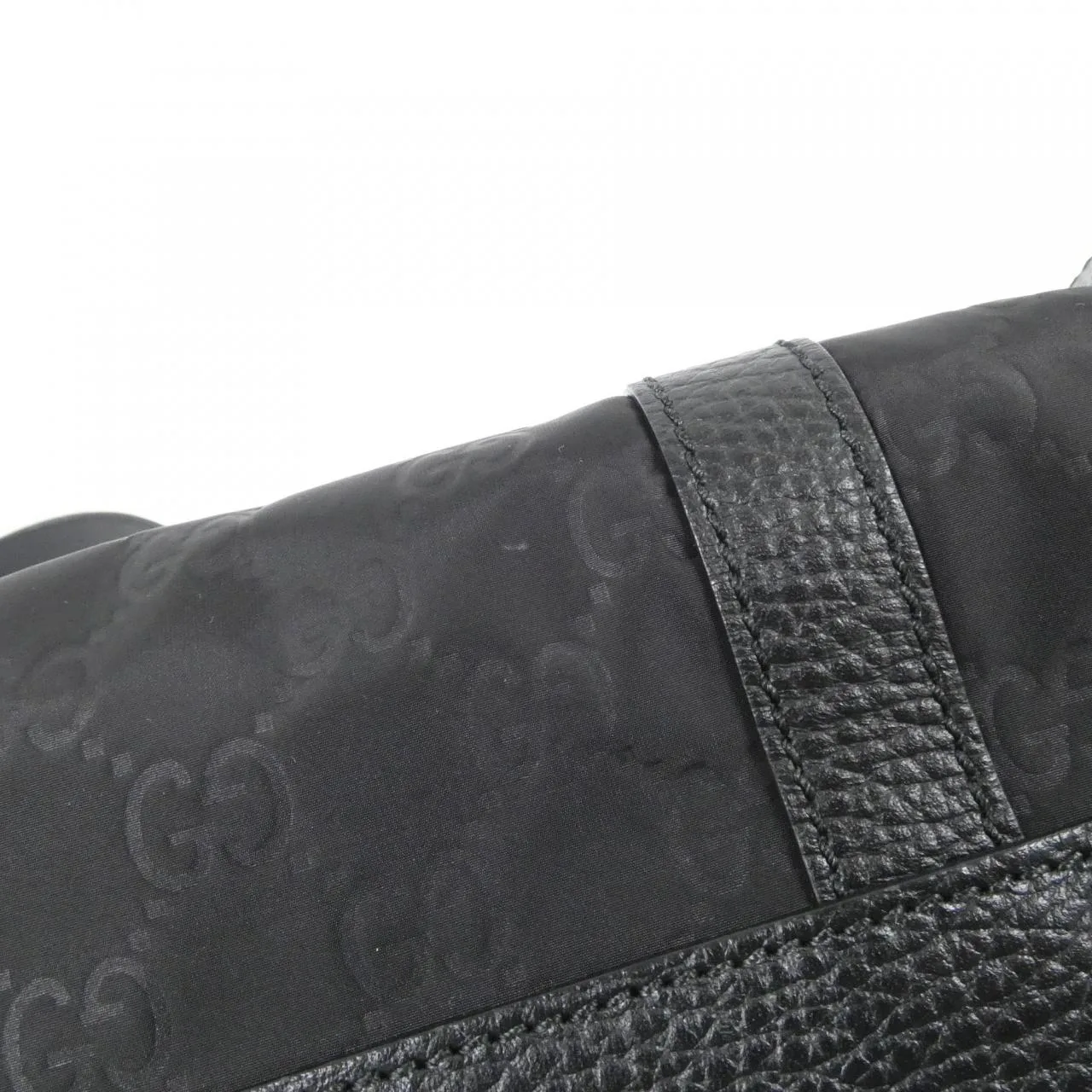 GUCCI 510335 K28AN Shoulder Nylon 黑色 尼龍 中古品A - 縮圖 5