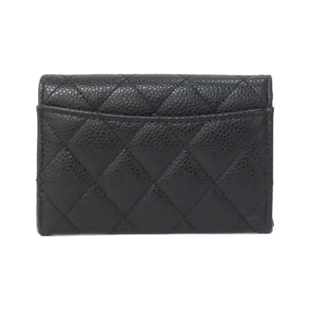 CHANEL Timeless Classic AP0214 Card Case Grained Calfskin Black Grained Calfskin Rank A - Thumbnail 2