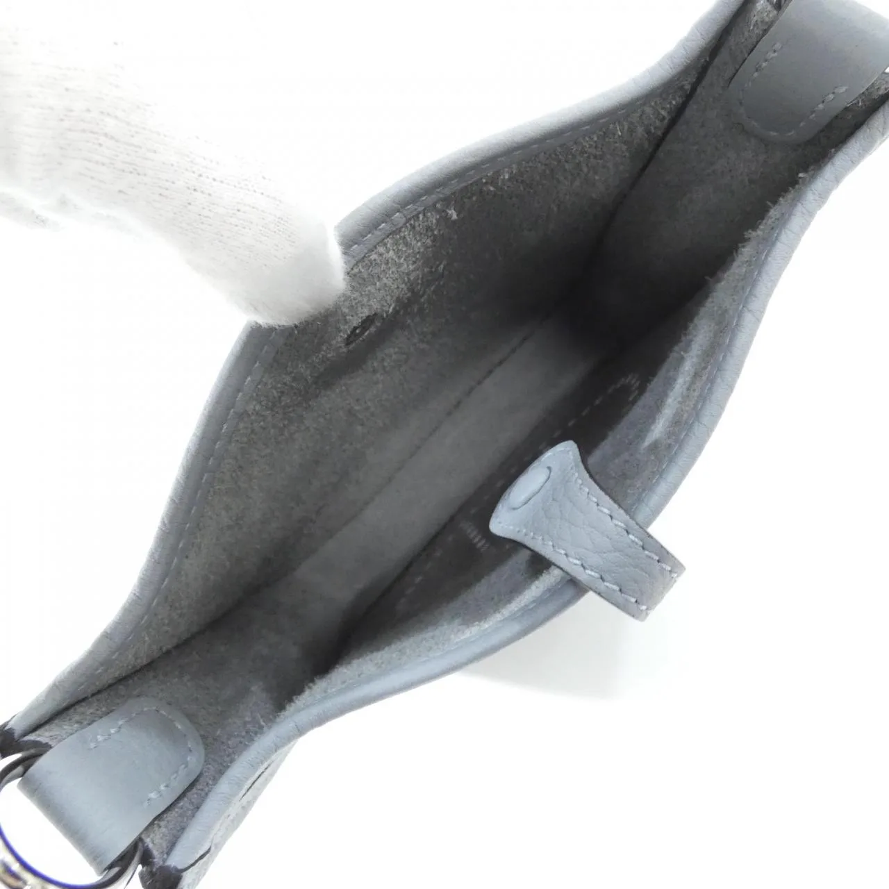 HERMES Evelyne 085945CK Shoulder Clemence Clemence 皮 未使用品 - 縮圖 5