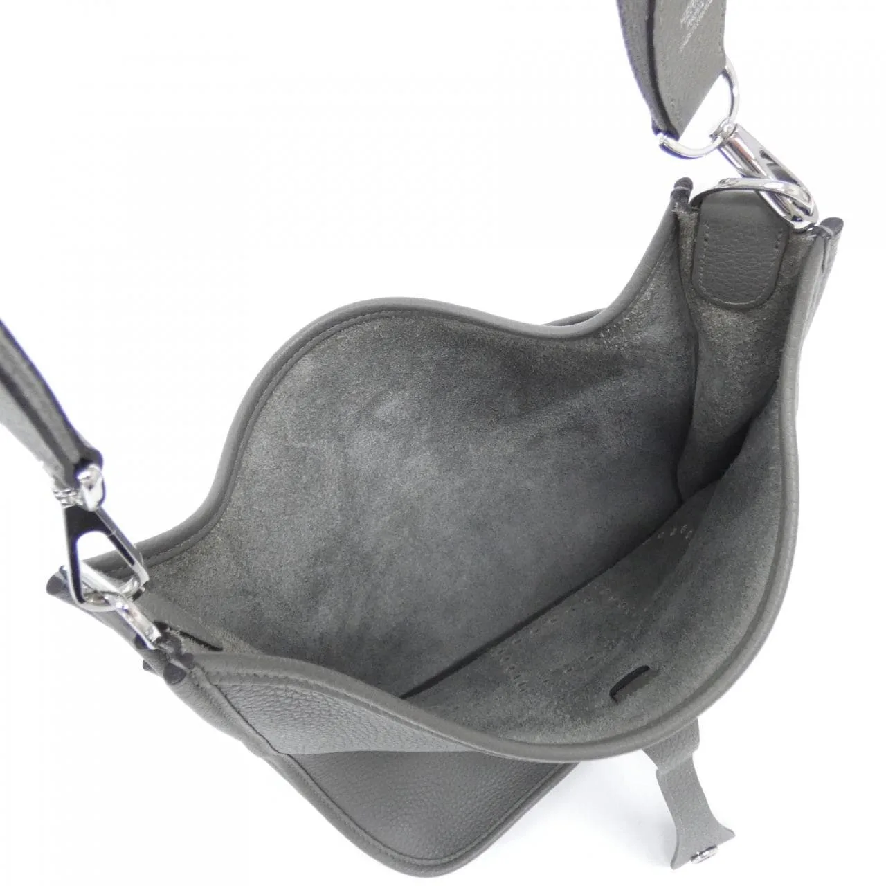 HERMES 056277CK Shoulder Clemence Black Clemence Leather - Thumbnail 6