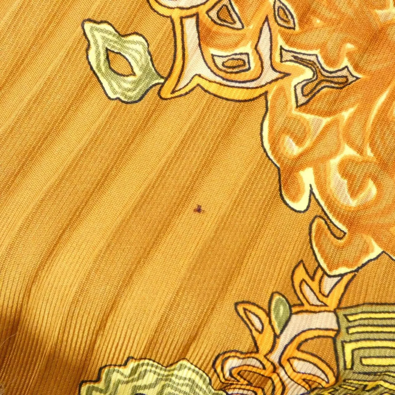 HERMES Scarf 橙色 中古品A - 縮圖 6
