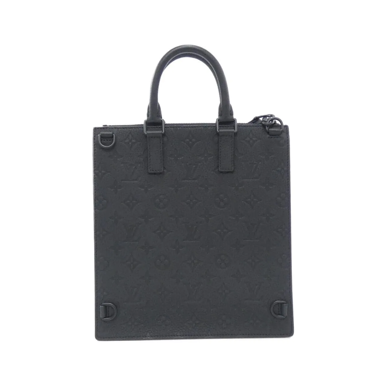 LOUIS VUITTON M55924 Handbag Monogram 黑色 Monogram 中古品A - 縮圖 2